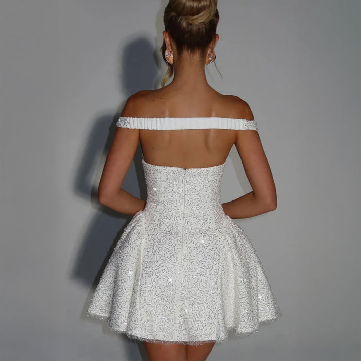 Viorella Sparkle Mini Dress